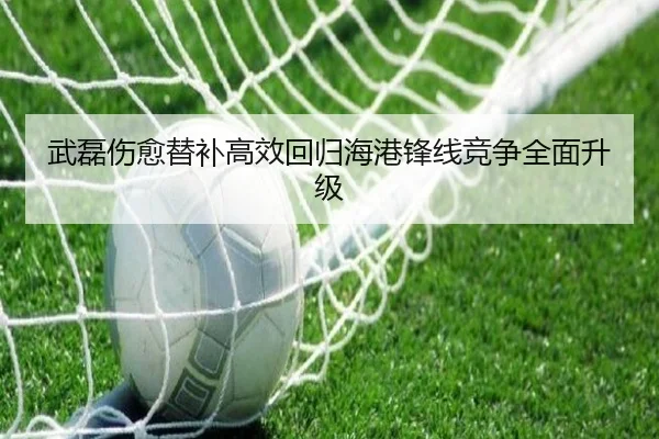 武磊伤愈替补高效回归海港锋线竞争全面升级